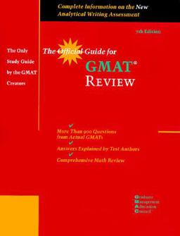 The Official Guide for GMAT Review The Official Guide for GMAT Review