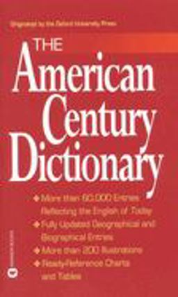 American Century Dictionary  9780446601214 Front Cover