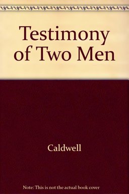 Testimony of Two Men Testimony of Two Men