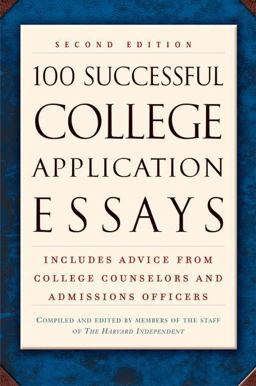 100 Successful College Application Essays 2nd 9780451207135 Front Cover