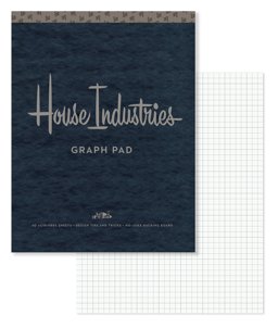 House Industries Graph Pad 40 Acid-Free Sheets, Design Tips, Extra-Thick Backing Board  9780451498724 Front Cover
