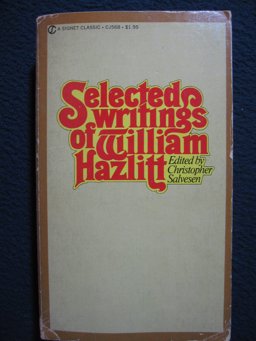 The Selected Writings of William Hazlitt