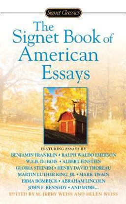 Signet Book of American Essays  9780451530219 Front Cover