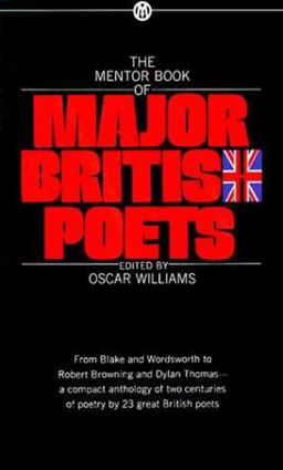 Mentor Book of Major British Poets  9780451626370 Front Cover