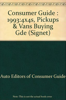 4x4s, Pickups and Vans Buying Guide 1993