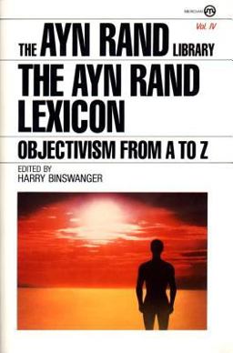 Ayn Rand Lexicon Objectivism from a to Z  9780452010512 Front Cover