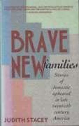 Brave New Families Stories of Domestic Upheaval in Late Twentieth Century America  9780465007523 Front Cover