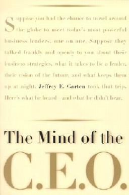 Mind of the CEO The World's Business Leaders Talk about Leadership, Responsibility the Future of the Corporation, and What Keeps Them up at Night  9780465026166 Front Cover