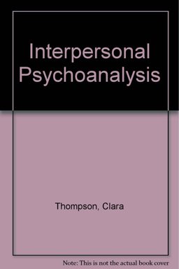 Interpersonal Psychoanalysis