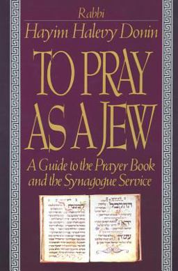 To Pray As a Jew A Guide to the Prayer Book and the Synagogue Service  9780465086337 Front Cover