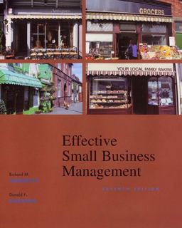 Effective Small Business Management 7th 9780470003435 Front Cover