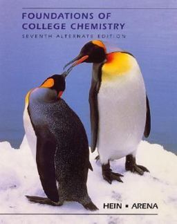 Foundations of College Chemistry