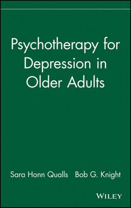 Psychotherapy for Depression in Older Adults  9780470037973 Front Cover