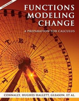 Functions Modeling Change A Preparation for Calculus 2nd 9780470039199 Front Cover