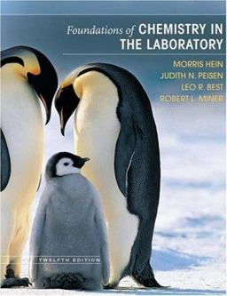 Foundations of Chemistry in the Laboratory 0 12th 9780470043851 Front Cover