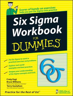 Six Sigma Workbook for Dummies  9780470045190 Front Cover