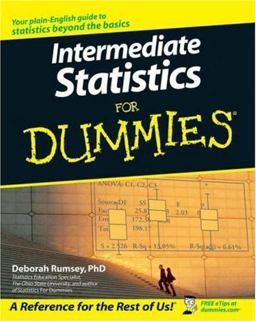 Intermediate Statistics for Dummies  9780470045206 Front Cover