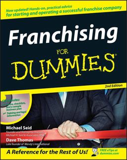 Franchising for Dummiesï¿½ 2nd 9780470045817 Front Cover
