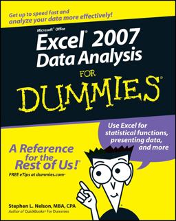 Excel 2007 Data Analysis for Dummies