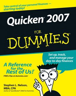 Quicken 2007 for Dummies