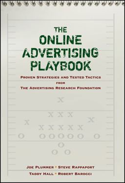 Online Advertising Playbook Proven Strategies and Tested Tactics from the Advertising Research Foundation  9780470051054 Front Cover