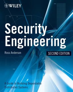 Security Engineering A Guide to Building Dependable Distributed Systems 2nd 9780470068526 Front Cover