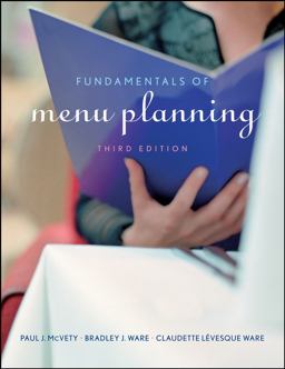 Fundamentals of Menu Planning 3rd 9780470072677 Front Cover
