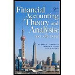 Financial Accounting Theory and Analysis