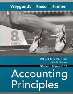 Working Papers to Accompany Accounting Principles