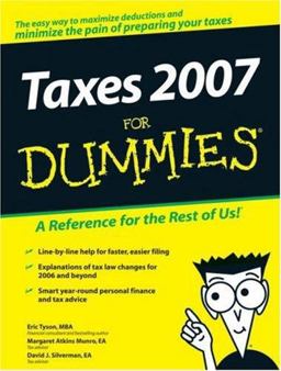 Taxes 2007 for Dummies