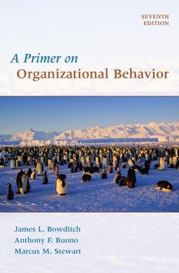 Primer on Organizational Behavior 7th 9780470086957 Front Cover