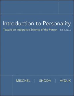 Introduction to Personality Toward an Integrative Science of the Person 8th 9780470087657 Front Cover