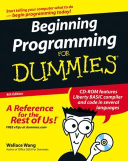 Beginning Programming for Dummies 4th 9780470088708 Front Cover