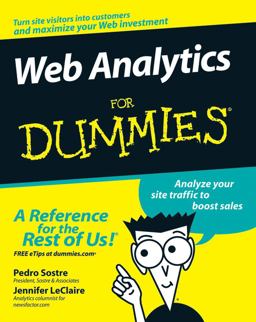 Web Analytics for Dummies  9780470098240 Front Cover