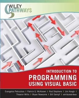 Introduction to Programming Using Visual Basic