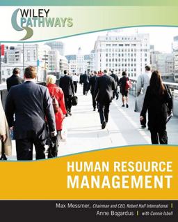 Wiley Pathways Human Resource Management  9780470111208 Front Cover