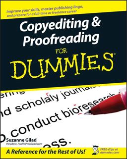 Copyediting and Proofreading for Dummies  9780470121719 Front Cover