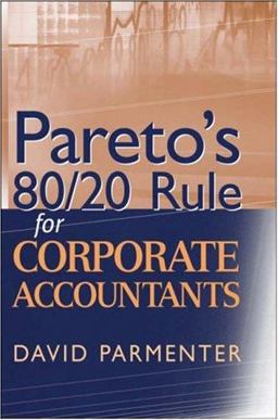 Pareto's 80/20 Rule for Corporate Accountants  9780470125434 Front Cover