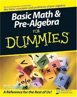 Basic Math and Pre-Algebra for Dummies  9780470135372 Front Cover