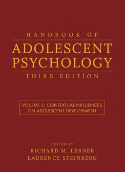 Handbook of Adolescent Psychology, Volume 2