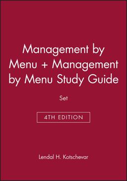 Management by Menu + Management by Menu Management by Menu + Management by Menu