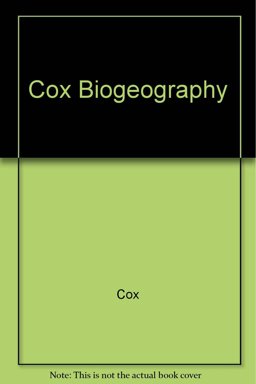 Biogeography an Ecological and Evolution Biogeography an Ecological and Evolution