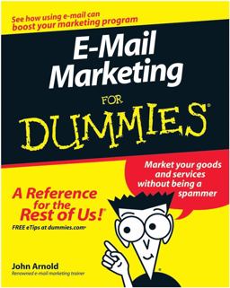 E-Mail Marketing for Dummies