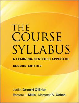 Course Syllabus A Learning-Centered Approach 2nd 9780470197615 Front Cover