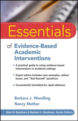 Essentials of Evidence-Based Academic Interventions  9780470206324 Front Cover