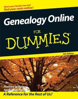 Genealogy Online 5th 9780470240571 Front Cover