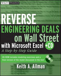 Reverse Engineering Deals on Wall Street with Microsoft Excel, + Website A Step-By-Step Guide  9780470242056 Front Cover