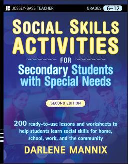 Social Skills Activities for Secondary Students with Special Needs 2nd 9780470259368 Front Cover