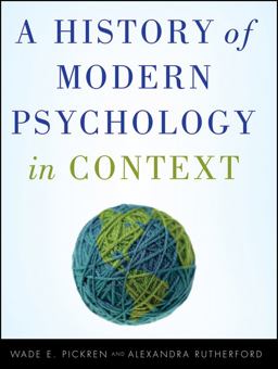History of Modern Psychology in Context  9780470276099 Front Cover