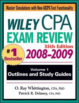 Wiley CPA Examination Review 2008-2009 Wiley CPA Examination Review 2008-2009